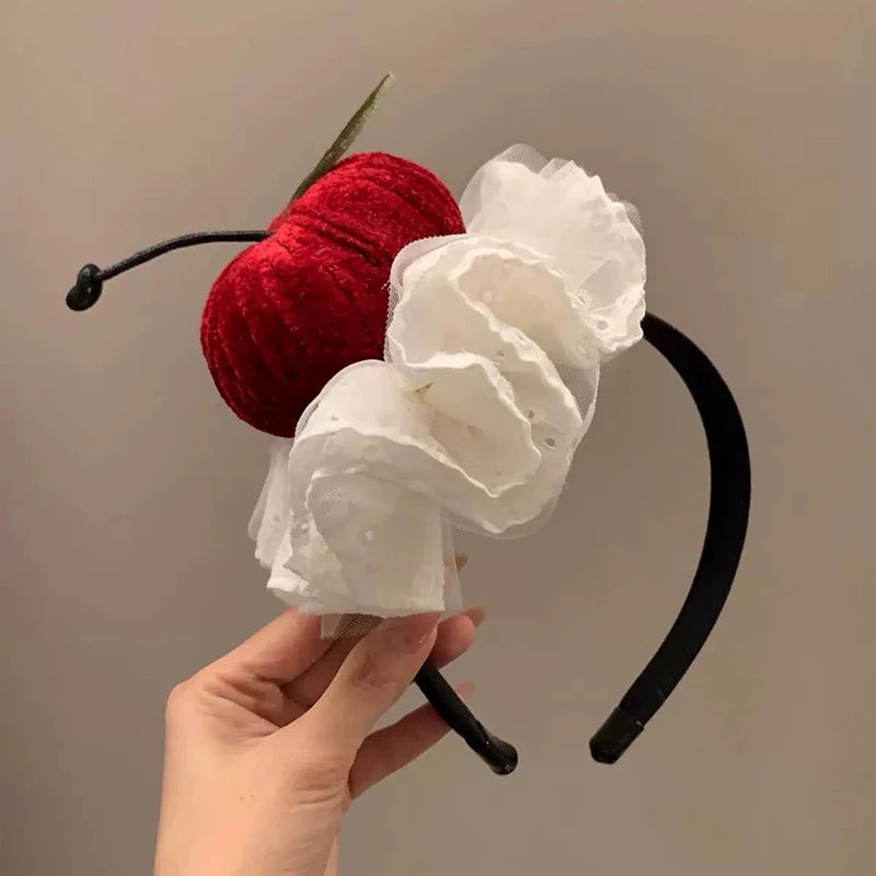 Christmas New Year Apple Headband Festival Party Photo Headband Hair Clip Hair Accessories Christmas Creative Decorations