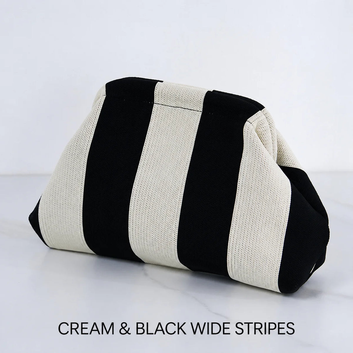 Makeup Storage Pouch Striped Geometric Cosmetic Bag Lightweight Portable Travel Toiletry Handbag For Women Organizer Purse Bags
