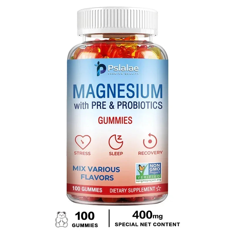 Magnesium Citrate Gummies - Supports Sleep, Heart Health, Bones and Muscles, Relaxation & Digestion