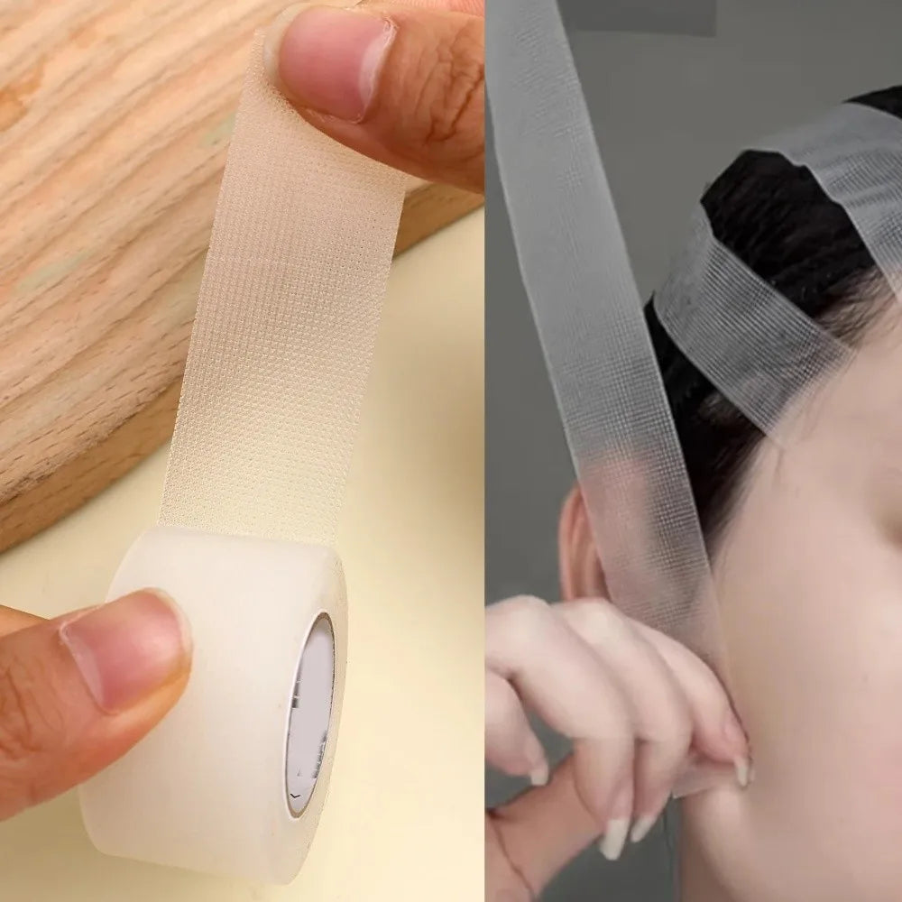 New 8M/Roll PE Facial Tape Professional Lift Wrinkles Doulble Eyelid Tape Transparent Breathable Cosplay Makeup Tape