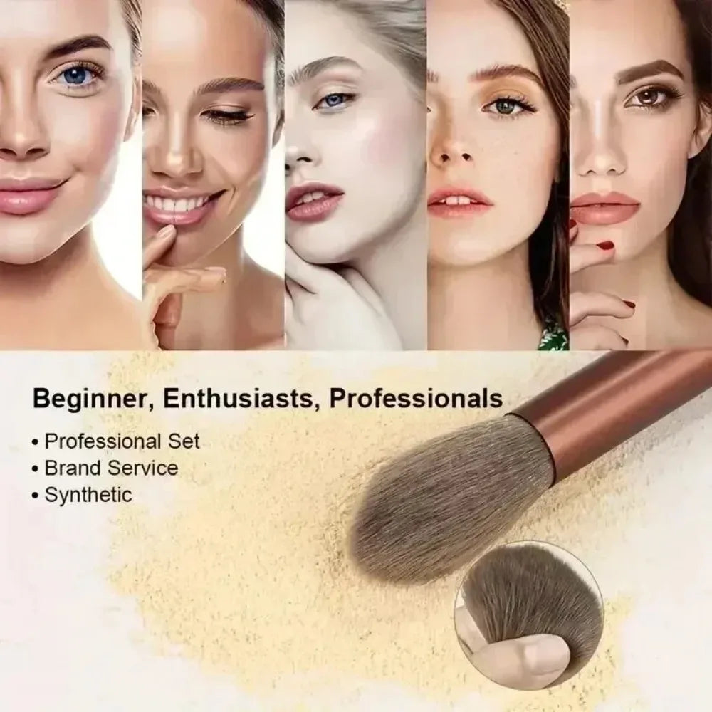 Makeup brush set, soft and fluffy, professional cosmetics foundation brush, multi-style blending makeup brush, beauty tools
