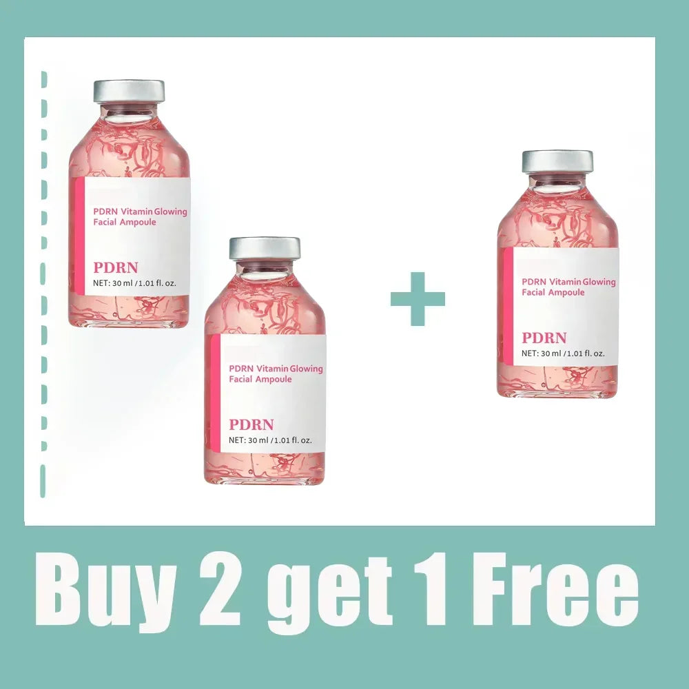 Deep Collagen Peptide Pink PDRN Ampoule Essence Intensive Brightening Moisturizing Firming Smooth Fine Lines Daily Facial Care