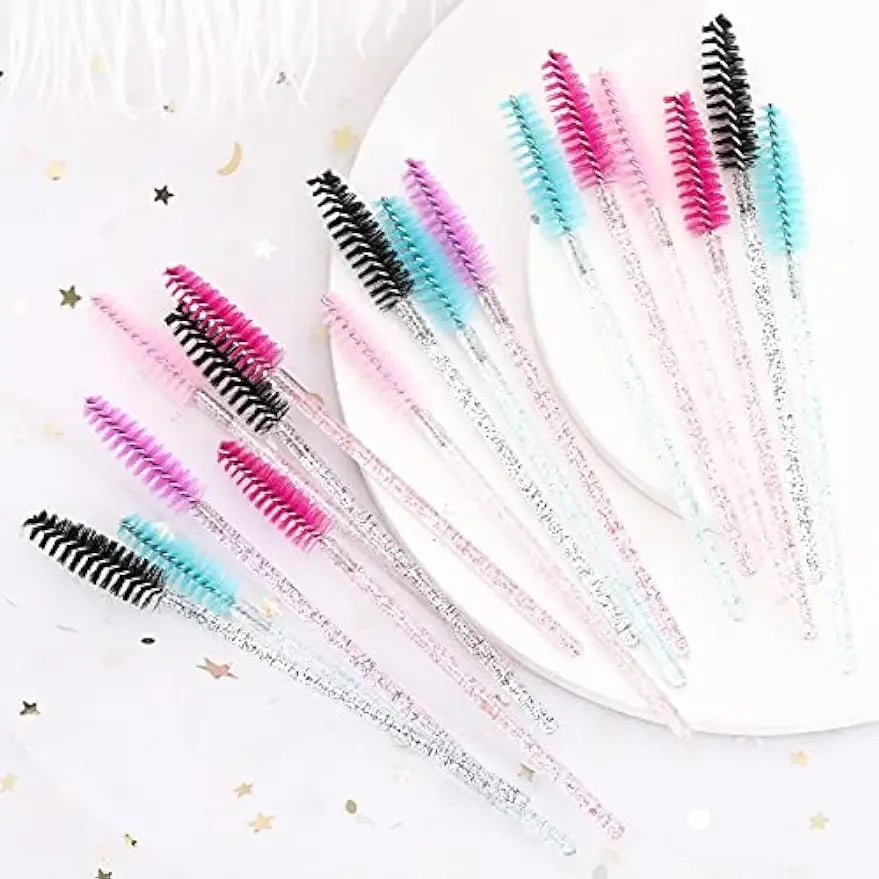 100/1000 /2000pcs Disposable Mascara Wands Eyelash Brush Spoolies for Eyebrow Eye Lash Extension Colorful Beauty Tools