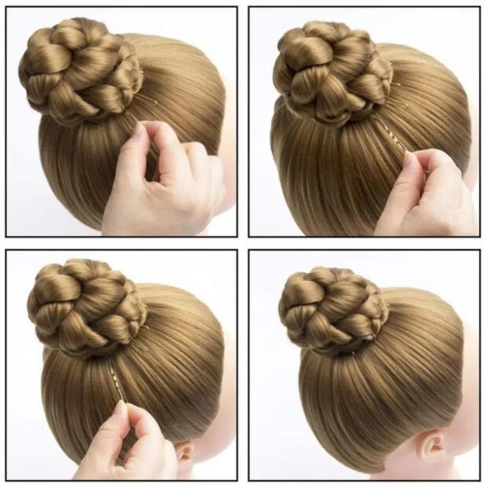 50Pcs 50/60/70mm Metal Waved  U Shaped Hair Pins Hairclip Women Girls Wedding Hairstyle Styling Tools Accessories