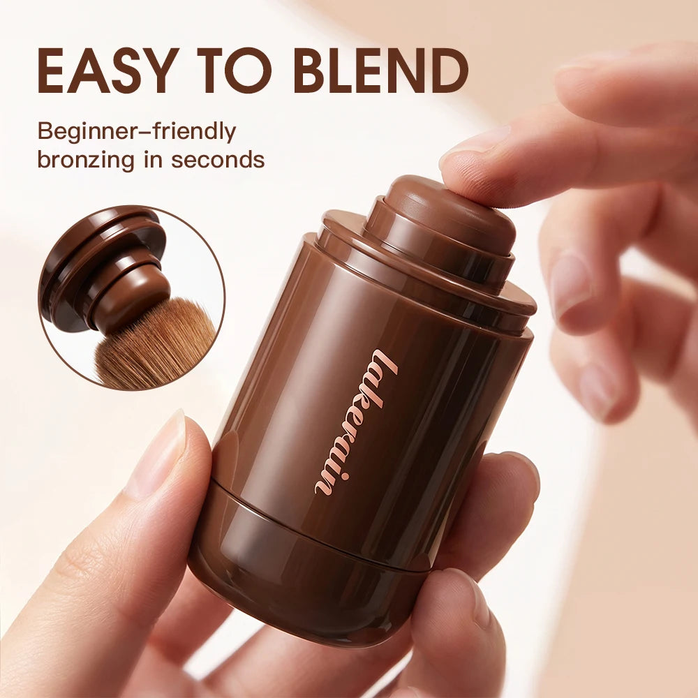 Cream Contour Stick Smooth Blendable Face Shading Stick Natural 3D Sculpting Bronzer Stick Long Lasting Sun-kissed Glow Facial M