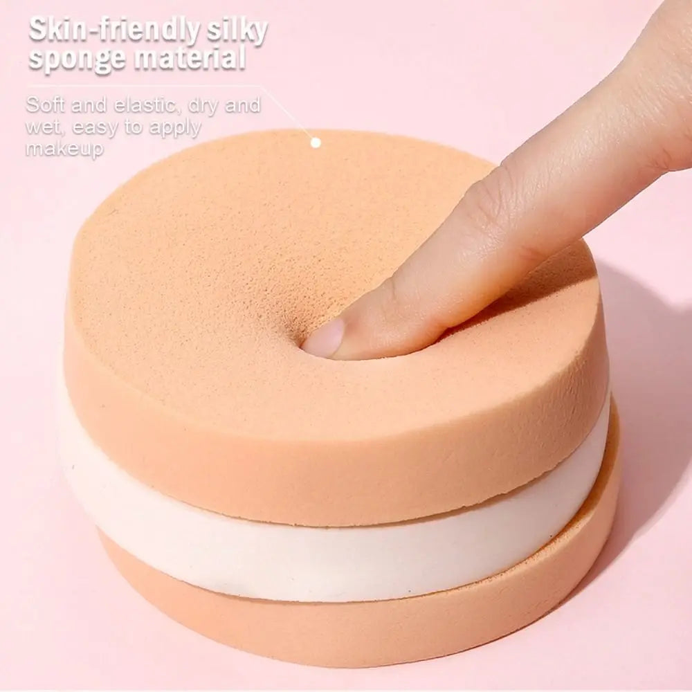 10pcs Make Up Accessories Tools Sponges Face Cleaning Powder Puff Round Shape Cosmetic Soft