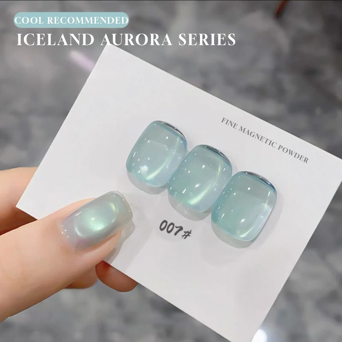 MIANEL 2026 New 12ML Aurora Night Cat Eye Gel Nail Polish Flash Sparkle Holographic Crystal Dual Light Silk Glass Bead Nail Art