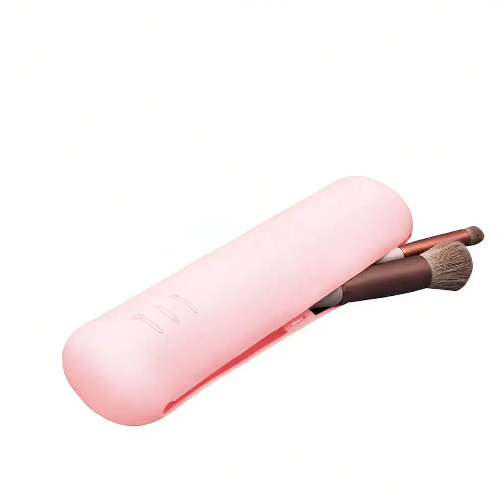 Silicone Makeup Brush Holder Portable Magnetic Cosmetic Bag Travel Dustproof Organizer Case For Rancai Beauty Tools Pouch