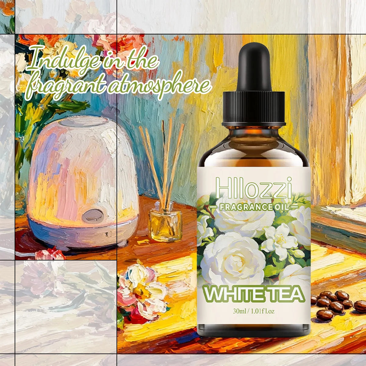 WHITE TEA FRAGRANCE OIL: For Aromatherapy, Diffusing, Fragrance and Candle Scented Candle.