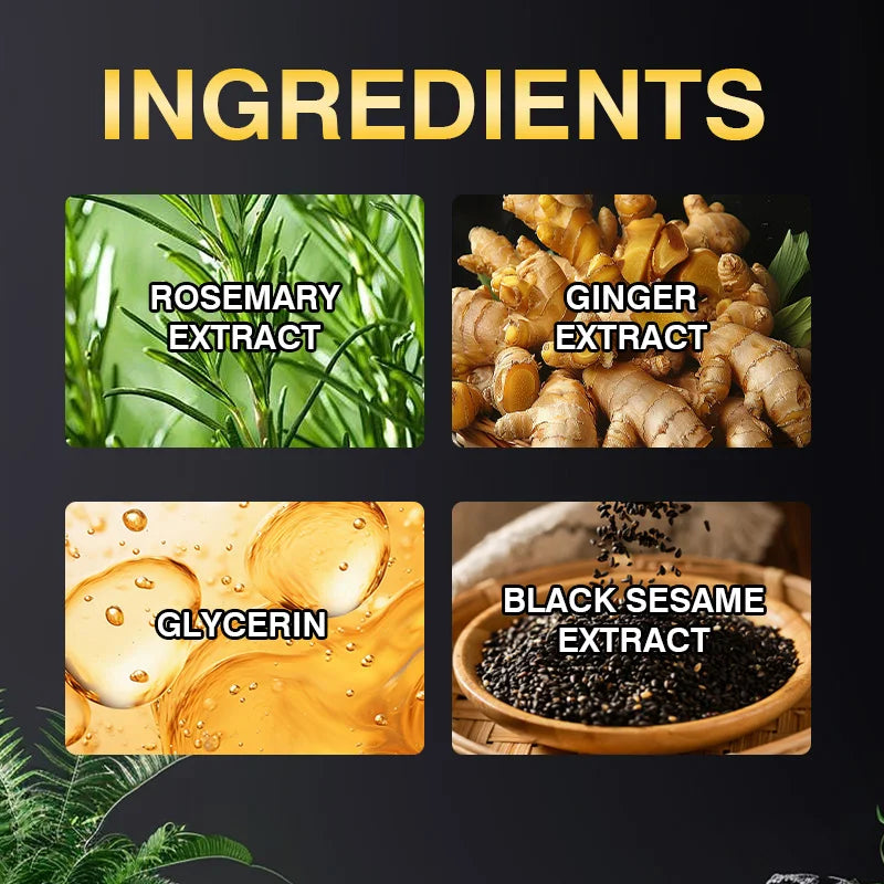 New Hair Dye Shampoo 5-in-1, Containing Ginger and Biotin. Long-Lasting Color Retention and Coverage of Gray Hair. Long-Lasting