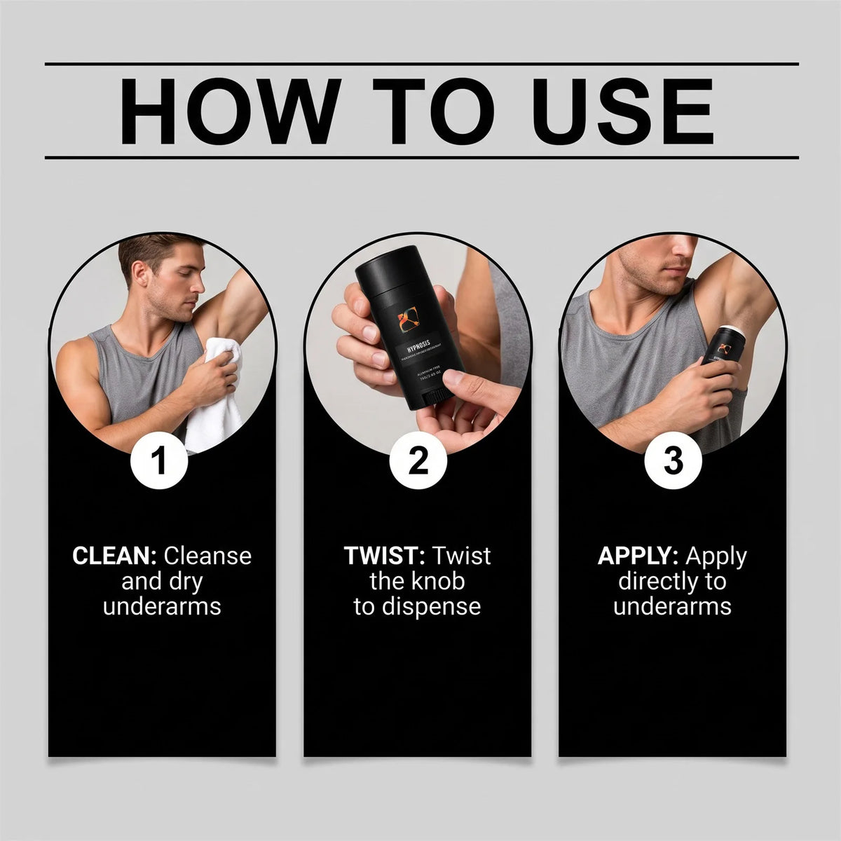 Men Deodorant Stick Long Lasting Fresh Moisture Absorbing Smooth Apply Reduce Stickiness Mild Non Irritating Underarm Deodorant