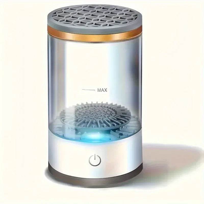 USB Powered Brush Washer Dryer Odorless Battery-Free Makeup Cleaner Plug-and-Play Essential Beauty Accessory