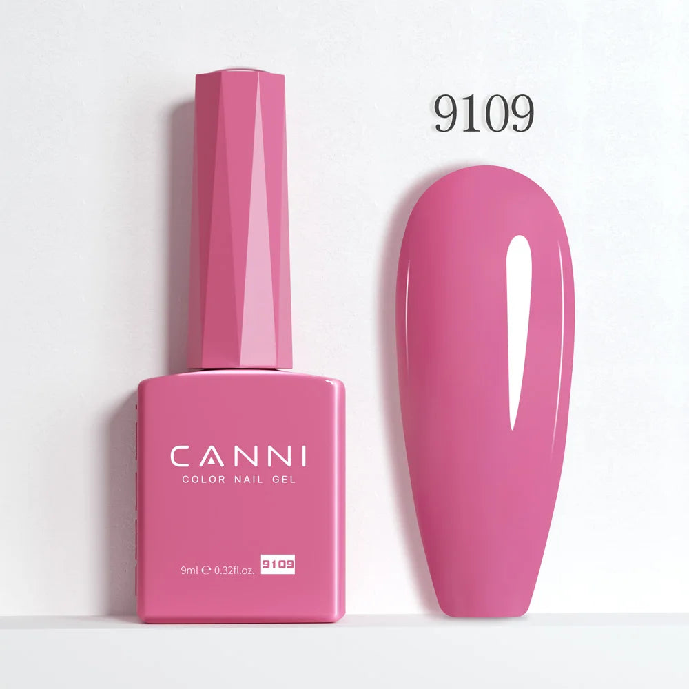 CANNI Christmas Color Gel Polish 9ml Hema Free TPO Free Nail Gel Polish Winter Colors Semi Permanent Gel Super Texture Brush