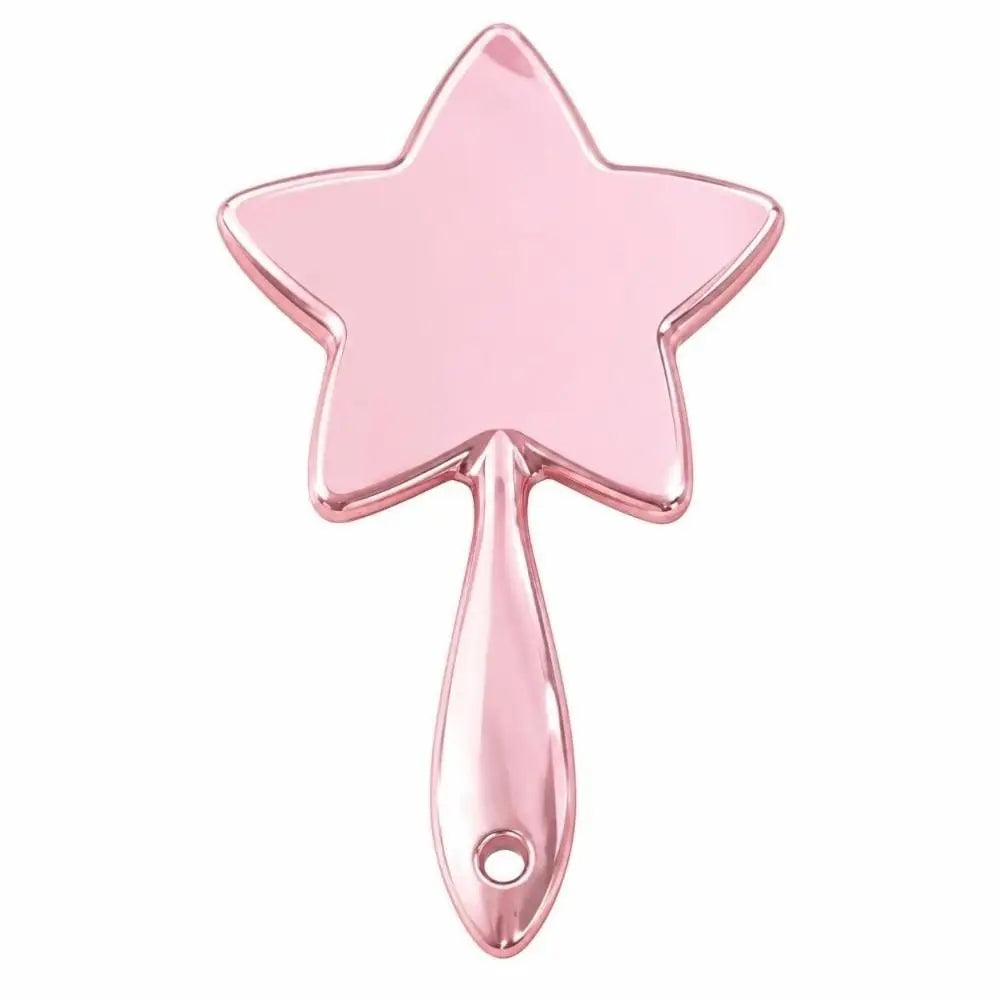 New Single-sided Handheld Mirror High-definition Portable Make-up Mirror Hanging Hole Wall Mountable Dental Mirrors Gift