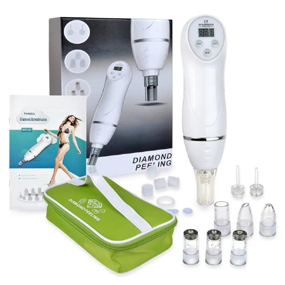 Diamond Dermabrasion Peeling Blackhead Acne Pore Remove Facial Skin Care Beauty Machine Home Vacuum Face   Beauty Equipment