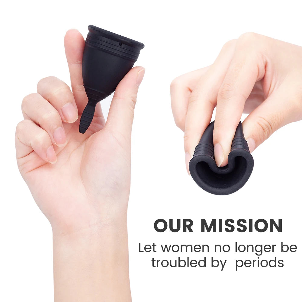 Reusable Lady Period Cup Silicone Feminine Hygiene Copa Menstrual Medical Grade Silicone Menstrual Cup Upgraded Menstrual Cup