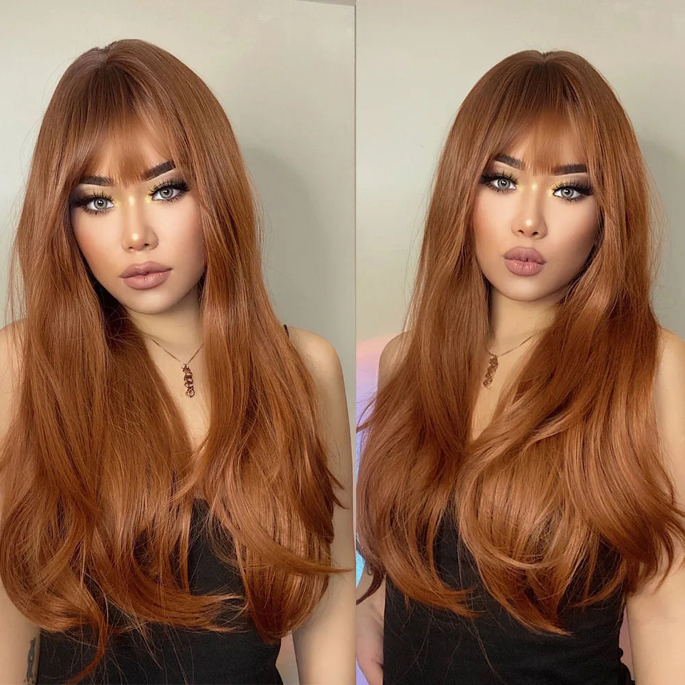 HENRY MARGU Light Green Curly Synthetic Wigs Long Colorful Wig with Bangs Heat Resistant Fiber for Cosplay Party Women Girls Use