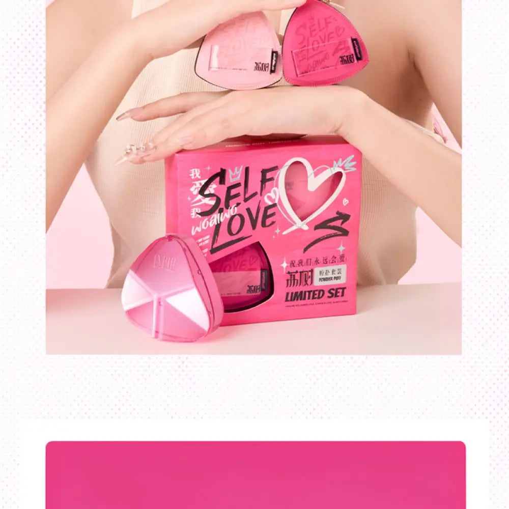 Rubycell Foundation Puff For For Lishu Makeup Sponge Cosmetic Tool Soft Applicator Face Powder Blending Dry Wet Finish Set