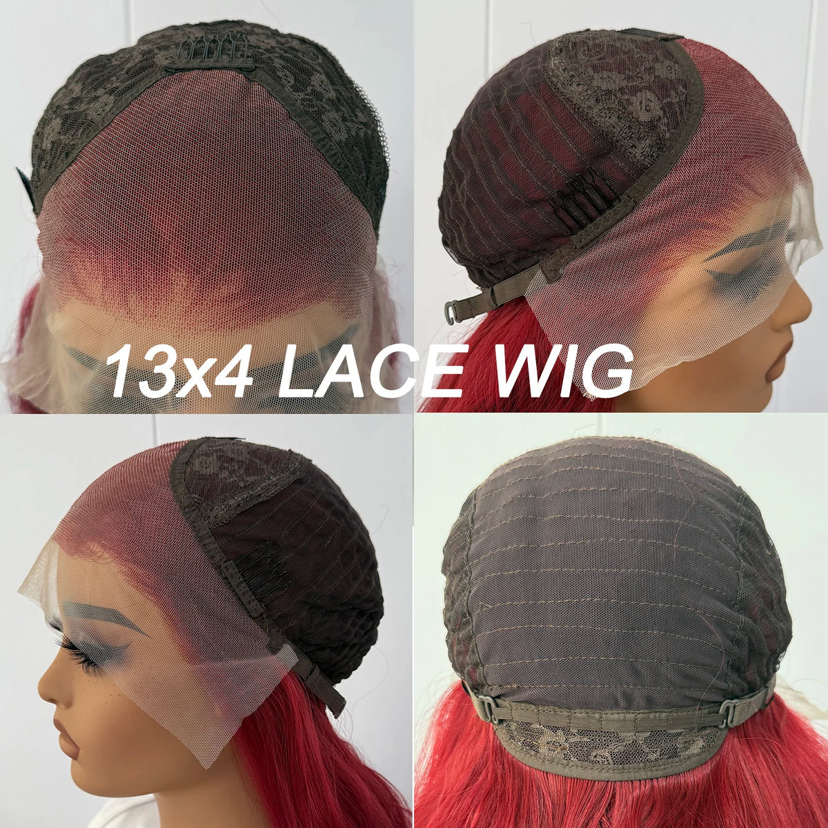Chocolate Brown Curly Wig 13x4 Lace Front Long Deep Curly Synthetic Hair Heat Resistant Daily Use Natural Hairline Wig for Women