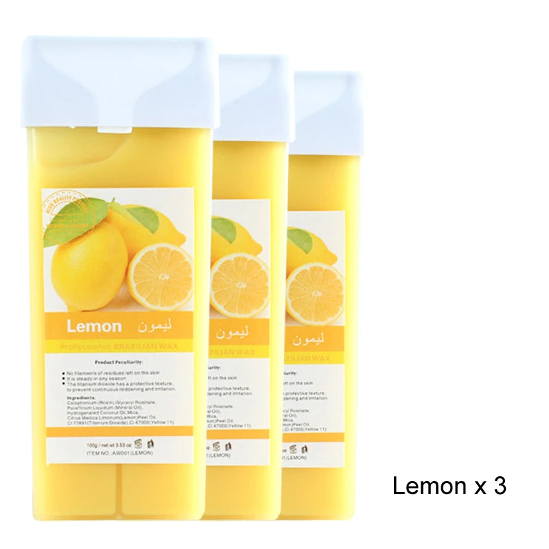 Roll On Refill Hair Removal Wax Painless Depilatory Wax Roller Honey Wax Body Hair Removal For Any Roll On Wax Warmer Cartridge