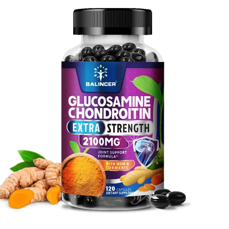 Balincer Supplement Glucosamine 2100mg with Chondroitin |Joint Mobilization, Helps with Joint Mobility |Joint Support Supplement
