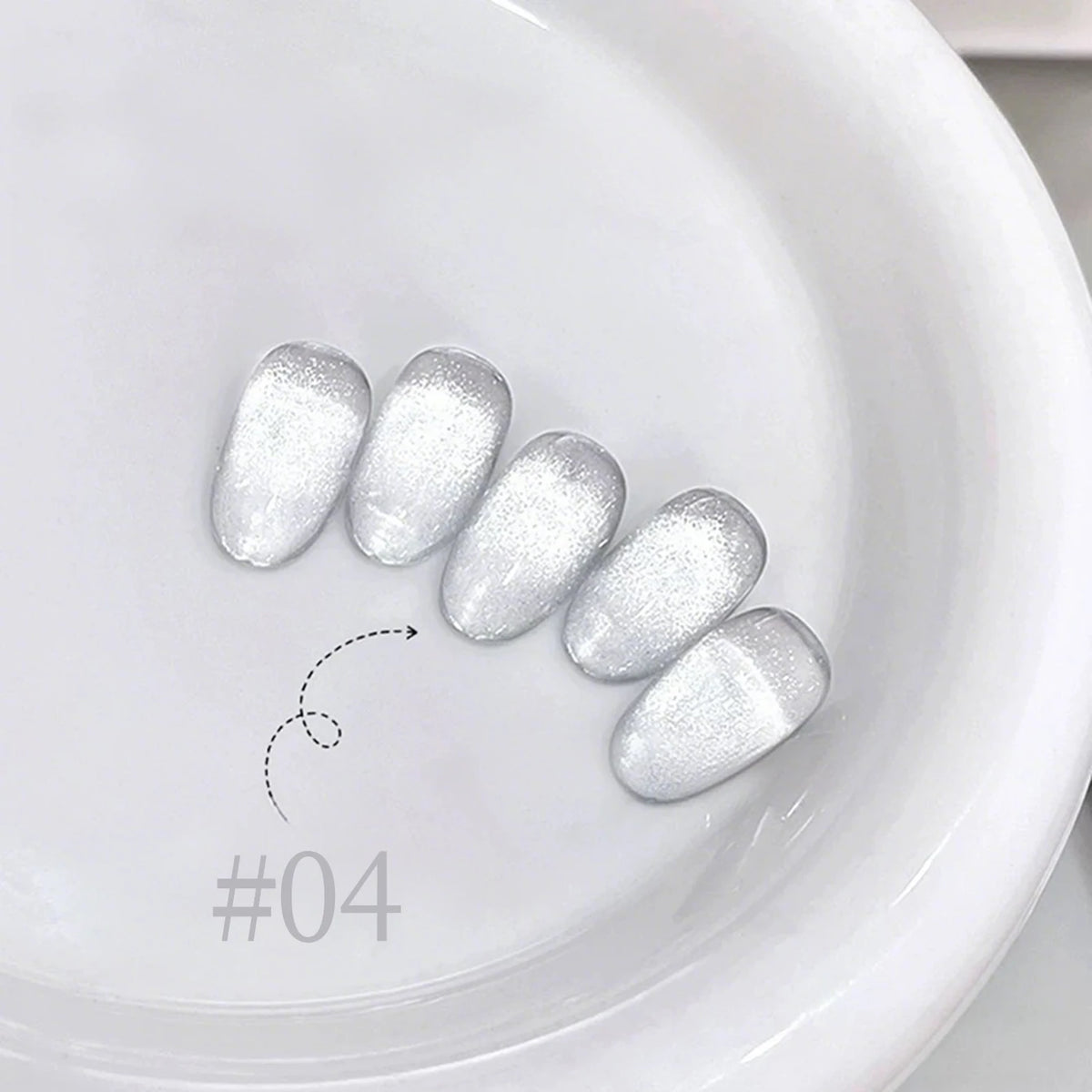 MN 12ML Autumn And Winter Ice Transparent Jelly Boiled Water Cat Eye Gel Nail Polish Perfect For Christmas Halloween White Nail
