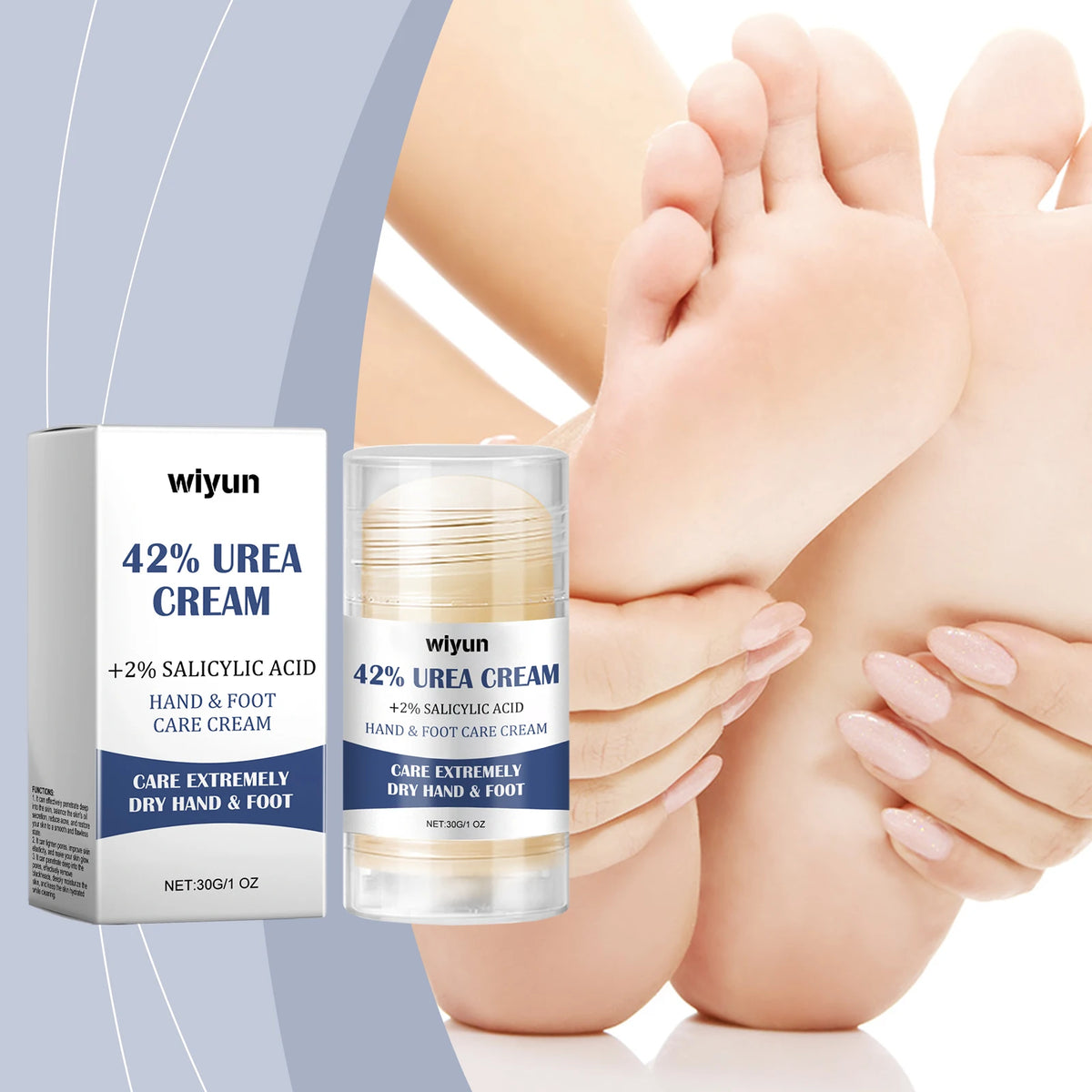 Hand & Foot Moisturizing Stick - Relieves Dryness, Nourishes & Hydrates, Gentle Long-Lasting Skin Care Balm for Hands & Feet