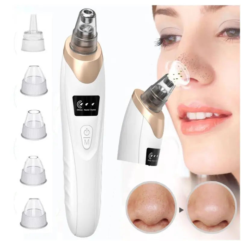 Electric Facial Blackhead Vacuum Remover Deep Pore Cleansing Tool For Skin Care Pore Refining Cleansing Beauty Tool