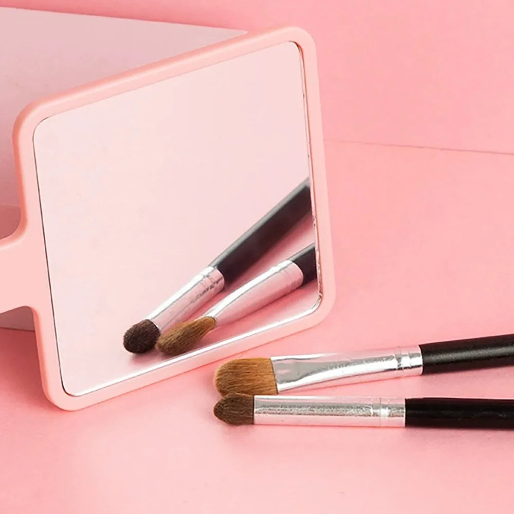 Customized Name Handheld Makeup Mirror Portable Vanity Mirror Personalized Compact Mirror Beauty Tools Engraved for Travel Use