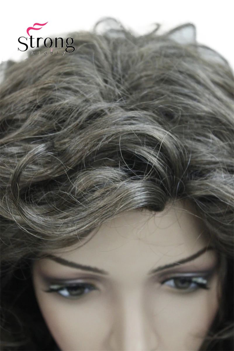 StrongBeauty Long Curly Red Synthetic Wig Cosplay Wigs COLOUR CHOICES