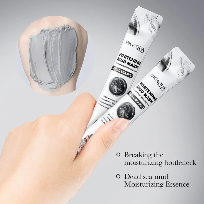 10pcs Dead Sea Mud Whitening Mud Mask Clean Deep Moisturizing Shrink Pores Blackhead Acne Facial Film Korean Skin Care Product