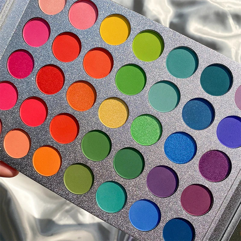 65-Color Eyeshadow Palette Makeup-High Pigmented Eye make up Tool Matte Glitter Finishes for Festival Christmas Cosmetics makeup