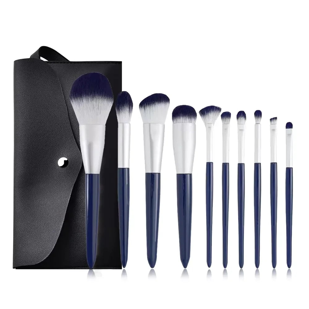12pcs Makeup Brush Kit Soft Synthetic Hair Make Up Brushes Foundation Blush Eyeshadow Cosmetic Makeup Tools