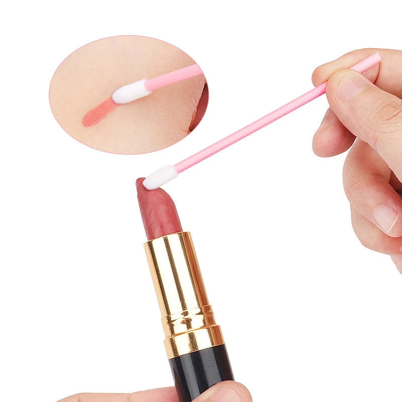200pc Makeup Brush Set Eyelash Extension Microbush Lipstick Mascara Wands Applicator Eyebrow Comb Beauty Supplies Cosmetics Tool
