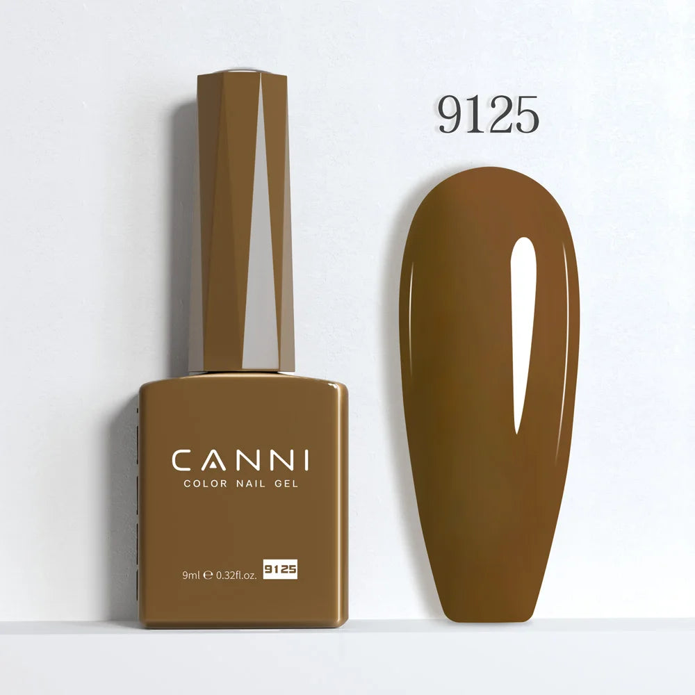 CANNI Hema Free Nail Gel Polish Christmas Red Color Collection Semi Permanent Nail Dehydrator Primer 9ml French Gorgeous Color