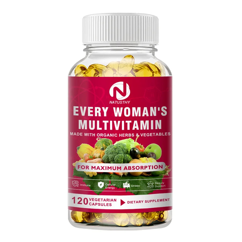 Multivitamin For Women Capsules Support Hormone Balance, Skin, Heart, Brain, Bone, Immune Health