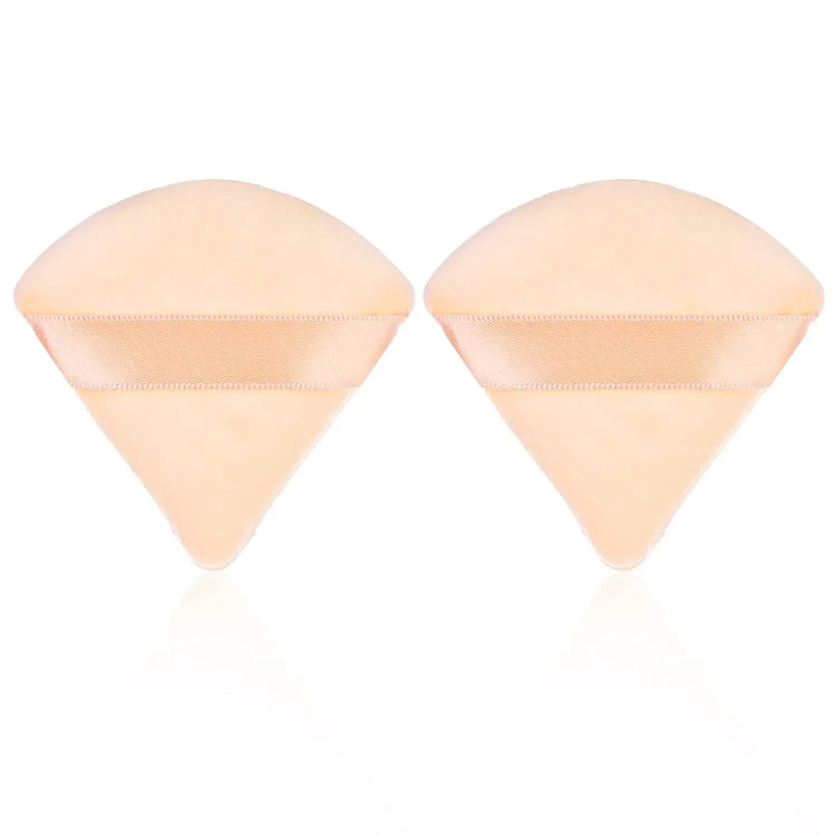 2Pcs Triangle Powder Puff Face Makeup Sponge Soft Velvet Cosmetic Puff Blender Beauty Foundation Sponge Make Up Accessories