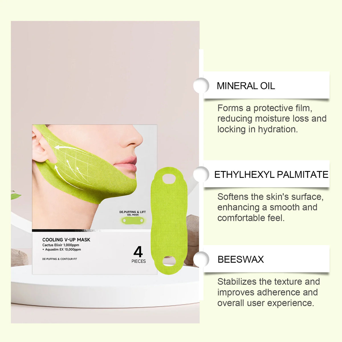 Retinol Firming Booster Cream with V Line Face Lifting Mask Set Full Face Anti-Aging&Jawline Tightening,Collagen Anti Wrinkle Moisturizer,Powerful Anti Swelling&Lifting Effect,Double Chin Reducer Facial Contour Lifting Skin C