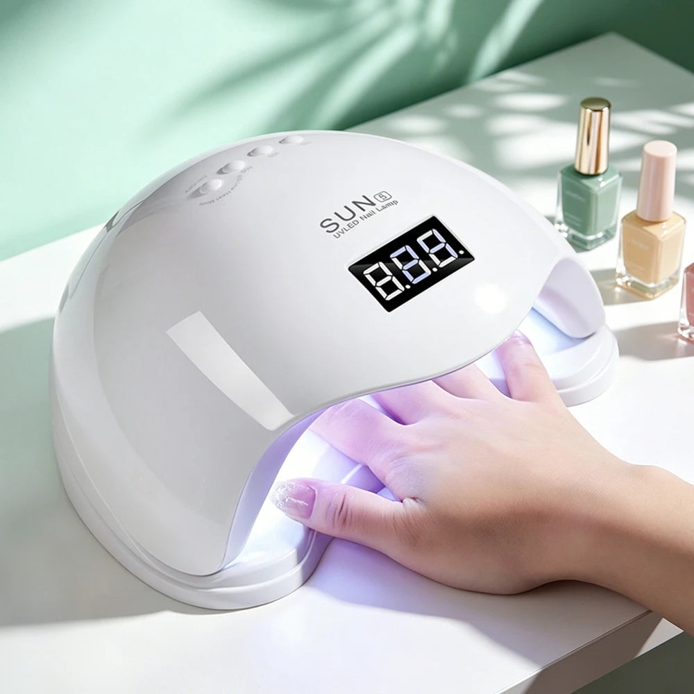 DianaBeauty UV LED Nail Lamp 24 LEDs Nail Dryer with 4 Timer Settings and Display Portable UV Lamp for Curing Gel Nail Polish