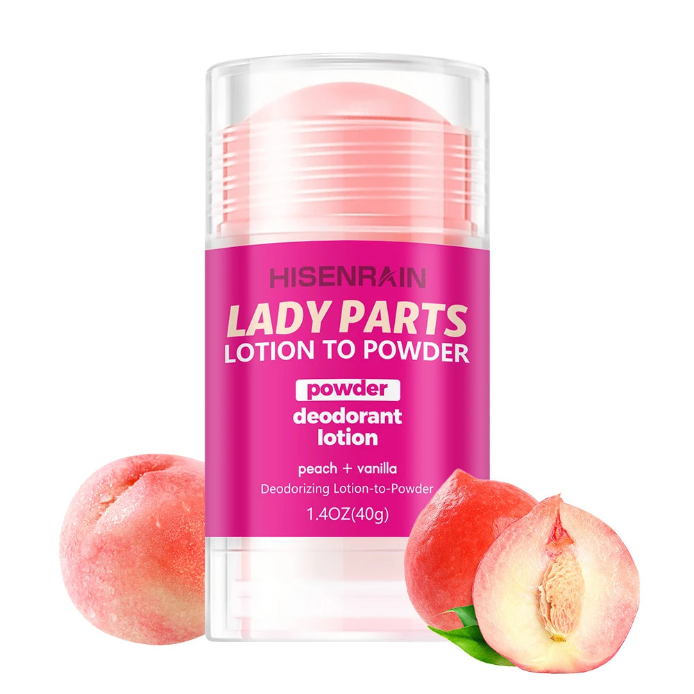 Feminine Intimate Deodorant Peach Stick for Women - Long-Lasting Odor Neutralizer, Fresh & Gentle Care, Natural Ingredients.