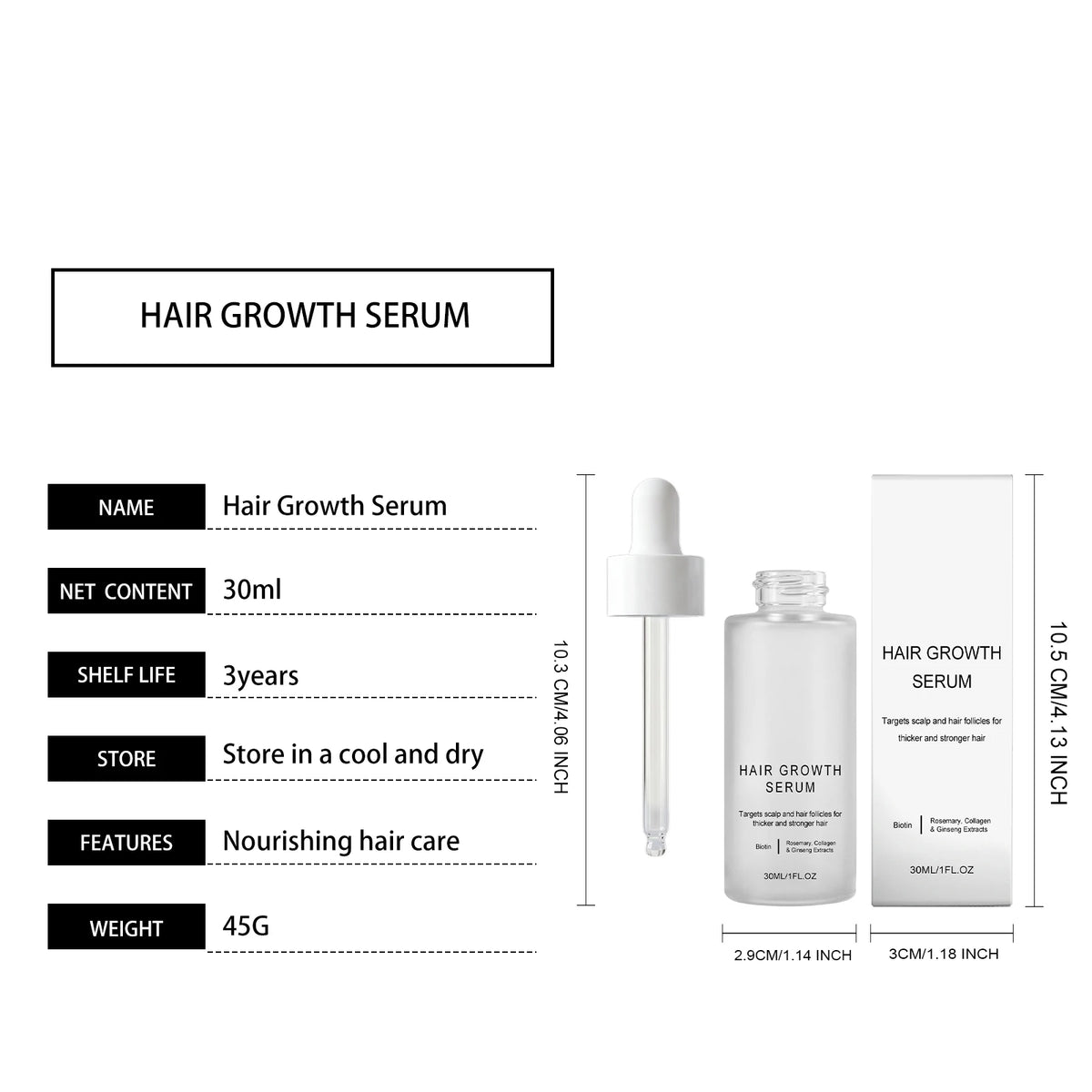 Hair Care Serum Nourishing Hydrating Smooth Shine Enhancing Volumizing Essence For Dry Damaged Frizz Control Scalp Care Liquid