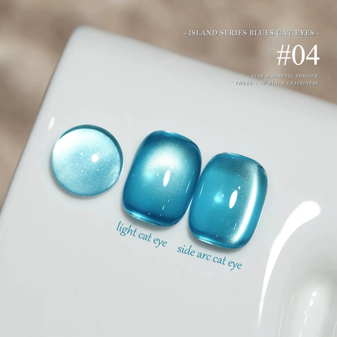 1-12pcs TC Summer Blue Glass Bead Cat Eye Gel Nail Polish Flash White Spar Nude Color Magnet Nail Art Gel Salon Christmas Nails