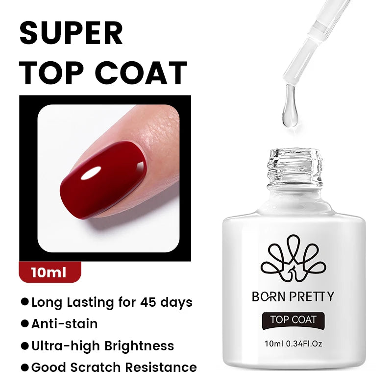 BORN PRETTY 10ml Jelly Nude Gel Nail Polish 50 Colors Semi Transparent Nail Art Nail Supplies Soak off UV LED Nails Gel Varnish