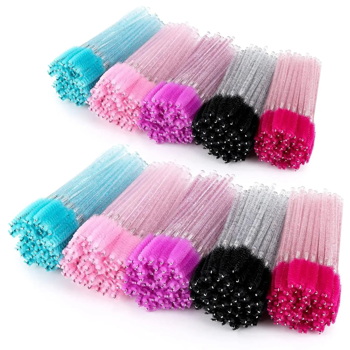 100/1000 /2000pcs Disposable Mascara Wands Eyelash Brush Spoolies for Eyebrow Eye Lash Extension Colorful Beauty Tools