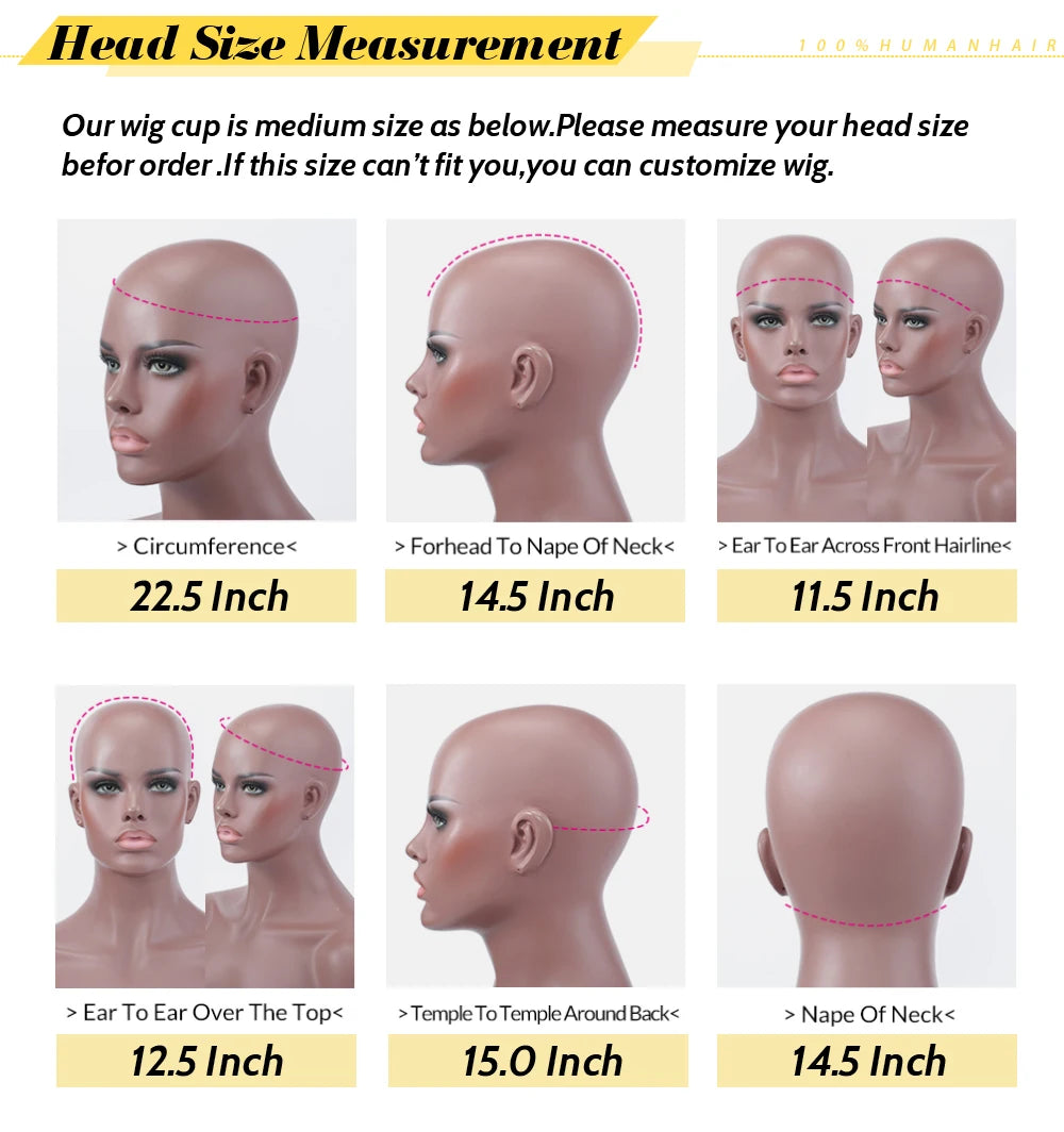 Short Bob Wig Human Hair 180% Density Glueless Lace Closure Wigs for Black Women Body Wave 13X4 Lace Front Wig Loose Wave Culry