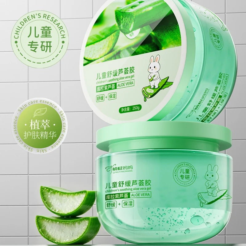 Aloe Gel Moisturizing Scrub Free Facial Mask Night Repairing Face Cream Control Oil Shrink Pores Repair After Sun Exposure