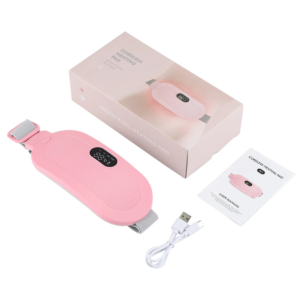 Menstrual Heating Pad Smart Warm Palace Belt for Relieving Waist Pain During Menstruation Heating Abdominal Waist Massage Tools