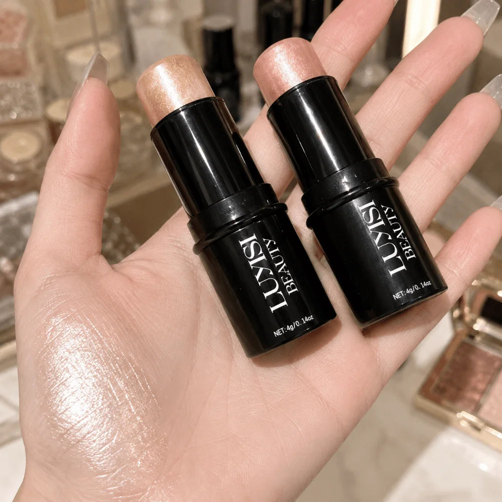 1PC Face Makeup Stick,Available in Contour,Highlighter&Blush,Natural Sculpted Glow Finish,Luxurious Cosmetics For Dairy Or Party