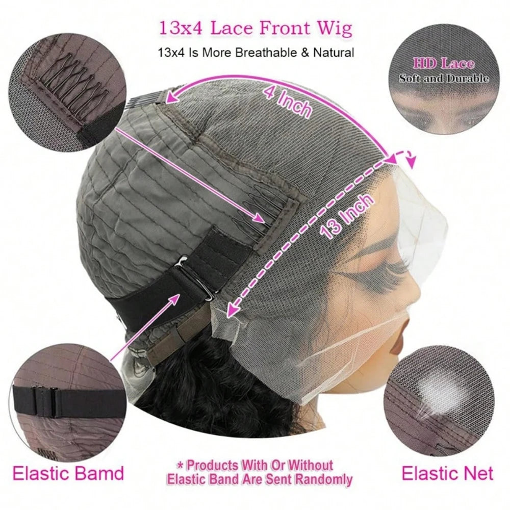 5x5 Glueless Wigs Human Hair Ready To Wear Deep Wave 13x4 13x6 Hd Lace Front Human Hair Wig Transparent Water Wave Curly Wigs