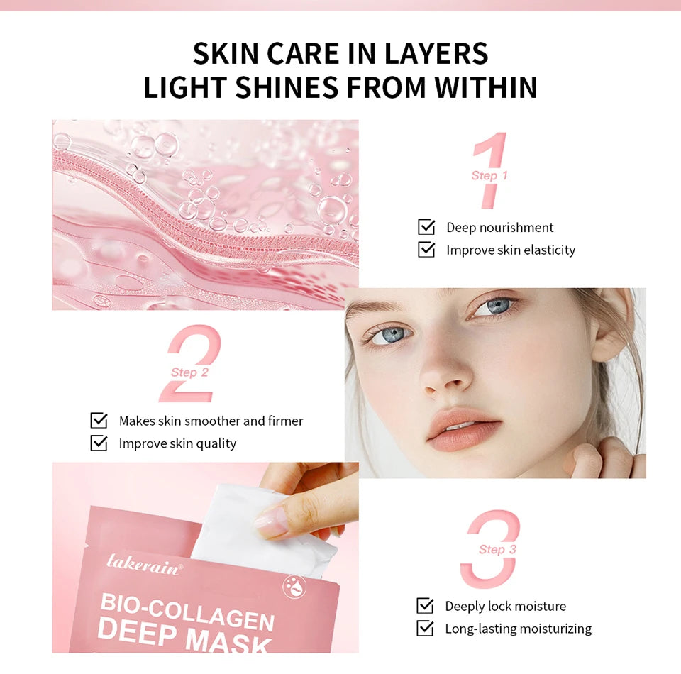 Peel Off Overnight Facial Mask Collagen Jelly Cream Night Wrapping Mask Sheet Mask Hydrating Moisturizing Facial Christmas Gift